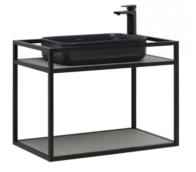 Консоль под раковину Allen Brau Liberty 75 1.33001.BB черный браш 