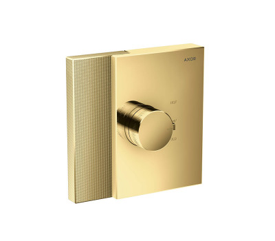 Термостат смеситель для душа Axor Edge  46741990 золото 