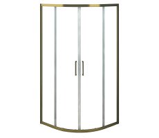 Душевое ограждение Azario AZ-121 S A 90х90х195 шкуренная бронза 
