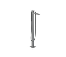 Смеситель напольный Hansgrohe Metropol 32532340 шлифованный черный хром 