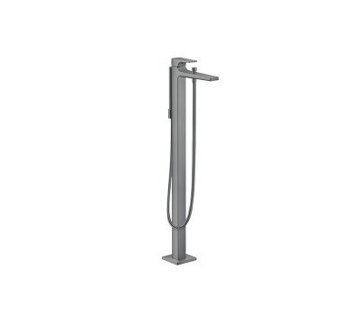 Смеситель напольный Hansgrohe Metropol 32532340 шлифованный черный хром Смеситель напольный Hansgrohe Metropol 32532340 шлифованный черный хром