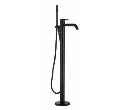 Смеситель напольный AQUAme Siena AQM6218MB Черный матовый 