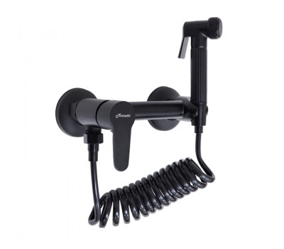 Гигиенический душ со смесителем Maretti Project Black PB30RN69, черный  Гигиенический душ со смесителем Maretti Project Black PB30RN69, черный