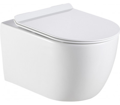 Унитаз с сиденьем Soft Close -SLIMSEAT подвесной с Rimless Logan L1W 261951 