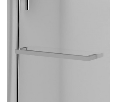 Душевая шторка на борт ванны 150х80 см, с полотенцедержателем Damixa Skyline DX35WBS-D7W1-150MT  