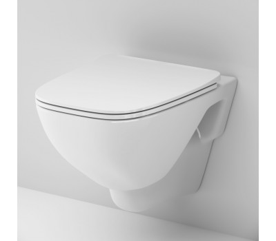 Унитаз подвесной FlashClean с сиденьем микролифт AM.PM X-Joy C851701SC Белый 