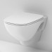 Унитаз подвесной FlashClean с сиденьем микролифт AM.PM X-Joy C851701SC Белый 