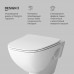 Унитаз подвесной FlashClean с сиденьем микролифт AM.PM X-Joy C851701SC Белый 