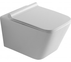 Унитаз подвесной Rimless Logan L2W 261954 с сиденьем Soft Close -SLIMSEAT