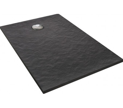 Душевой поддон Tolbiac 120x90 искусственный камень, черный матовый Jacob Delafon E6D332RU-NGM 