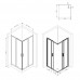 Душевое ограждение 90x90, без поддона AM.PM Gem S W93G-403-090BT Черный 