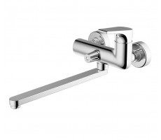 Смеситель для ванны c длинным изливом Bravat Vega F6119177CP-01L Хром 
