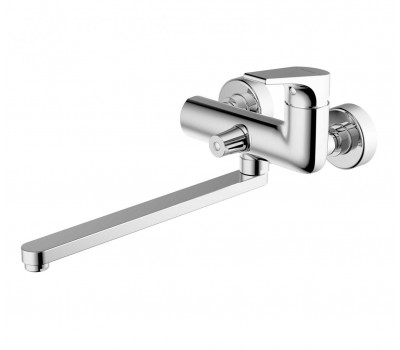 Смеситель для ванны c длинным изливом Bravat Vega F6119177CP-01L Хром 