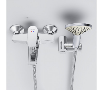 Смеситель для ванны и душа с душевым набором AM.PM Gem F90A15000 Хром 