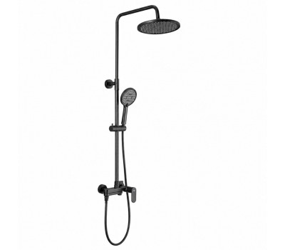 Душевая система FRAP F2485-6, черный 