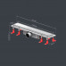 Трап для душа линейный, универсальный затвор Tile, 50 см AM.PM PrimeFlow W02SC-U11-050-04SB Хром 