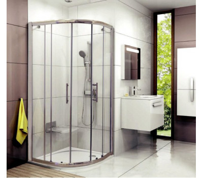 Душевой уголок Ravak X3B270C00Z1C Blix XP2CP4 -90 R 500, профиль хром, стекло прозрачное 