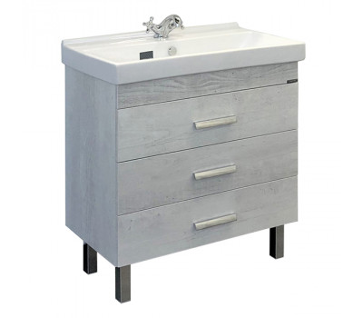 Тумба-умывальник Comforty Никосия-80Н дуб белый с раковиной Fest 80 Тумба-умывальник Comforty Никосия-80Н дуб белый с раковиной Fest 80