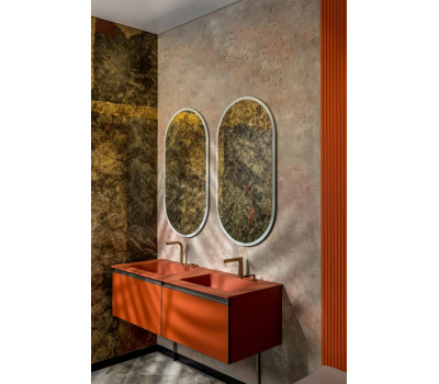 Тумба Armadi Art QUATRO 2 140см (70+70) TERRACCOTA профиль ANTHRACITE 790-M2-140(70+70)-T-A Тумба Armadi Art QUATRO 2 140см (70+70) TERRACCOTA профиль ANTHRACITE 790-M2-140(70+70)-T-A