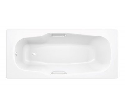 Ванна стальная BLB ATLANTICA B70J handles с шумоизоляцией и отверстиями для ручек 1700х800 мм, лист 3,5 мм