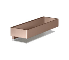 Полочка для душа, съемный Keuco EDITION 11 11158290000 Розовое золото 