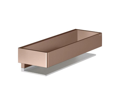 Полочка для душа, съемный Keuco EDITION 11 11158290000 Розовое золото 