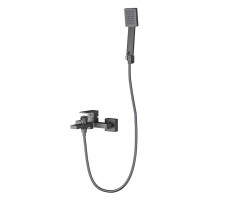 Смеситель для ванны Knotlor KN-22/GM, вороненая сталь