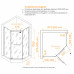 Душевой уголок RGW PA-83-B 900x900 78088399-14 Черный 