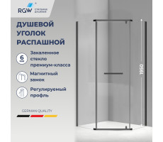 Душевой уголок RGW PA-83-B 900x900 78088399-14 черный матовый 