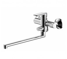 Смеситель для ванны длинный излив Bravat Louise F6191183CP-01L-RUS Хром 