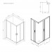 Душевое ограждение 120x90 см, без поддона AM.PM Gem W90G-404-120290-MT Стекло прозрачное; профиль хром матовый 