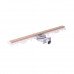 Душевой трап PLUMBERIA SELECTION PSM MODULAR PSM70BR, бронза 