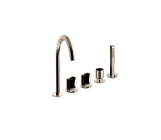 Смеситель для ванны Fantini Venezia 29 95 N465S Никель Смеситель для ванны Fantini Venezia 29 95 N465S Никель