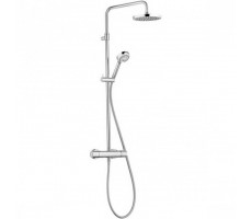 Душевая система KLUDI LOGO DUAL SHOWER SYSTEM с термостатом, хром 6809505-00