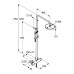 Душевая система KLUDI LOGO DUAL SHOWER SYSTEM с термостатом, хром 6809505-00