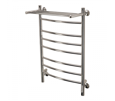 Полотенцесушитель электрический Comfysan Noumi EC-8 80/50 с полкой, хром 