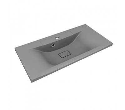 Раковина Florentina Прима 90 см 10.010.00900.307, серый шёлк 