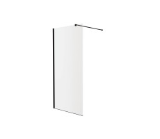 Душевая перегородка Knotlor WI100CG0BL 100х200 черный  
