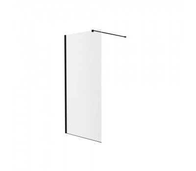 Душевая перегородка Knotlor WI100CG0BL 100х200 черный  