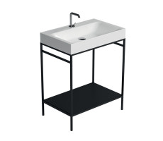 Консоль металл KERASAN Cento 924231 Nero matt Черный матовый Консоль металл KERASAN Cento 924231 Nero matt Черный матовый