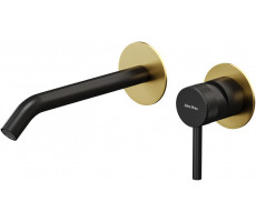 Смеситель для раковины Allen Brau Priority 5.31A03-GB31 (с внутренней частью) черный/золото 