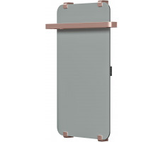 Полотенцесушитель электрический Allen Brau Infinity 80x44 с рейлингом 2.0, медь браш 