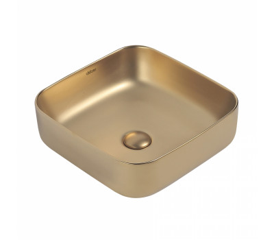 Раковина накладная ABBER Rechteck AC2211MMG золото матовое  Раковина накладная ABBER Rechteck AC2211MMG золото матовое