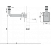 Патрубок сифона Alcadrain с крышкой и накидной гайкой 5/4" A438 