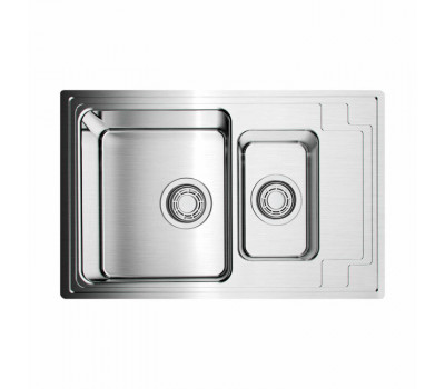 Мойка OMOIKIRI Mizu, размер 780*480*210, чаши-2, цвет-нержавеющая сталь 4973731 
