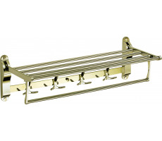 Полка для полотенец Savol  откидная 60 см S-06099B золото 