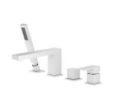 Смеситель для ванны с душем, врезной Timo Selene белый матовый 2130/16Y белый матовый 