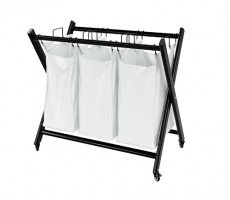 Корзина WasserKRAFT Naab WB-860 WB-860-L черный матовый/белый матовый 