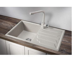 Кухонная мойка GRANULA 8002, БАЗАЛЬТ, кварц 