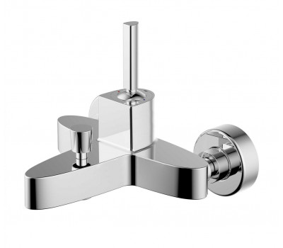 Смеситель для ванны с коротким изливом Bravat Spring F679113C-01 Хром 